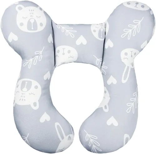 Vista 13 de vocheer Almohada para el cuello del bebé para asiento de automóvil, soporte Oso