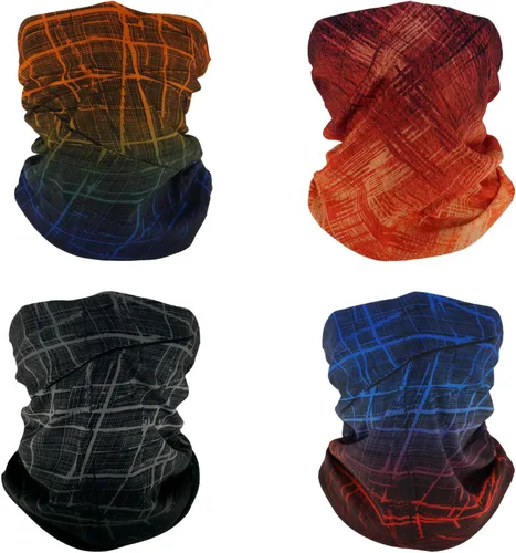 Vista 16 de 4 bandanas multiusos para mujeres y hombres