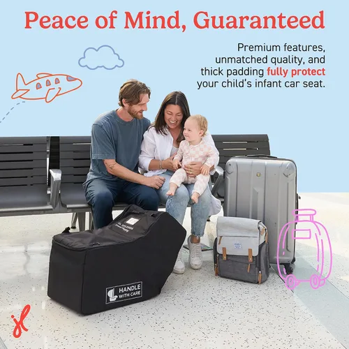 Vista 6 de J.L. Childress Premier - Bolsa de viaje acolchada para asiento de coche
