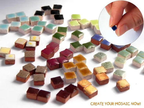 Vista 4 de Juego de mosaico colorido para niños y adultos, divertido y simple kit de mosaico 5.9 pulgadas 5.9 in abeja