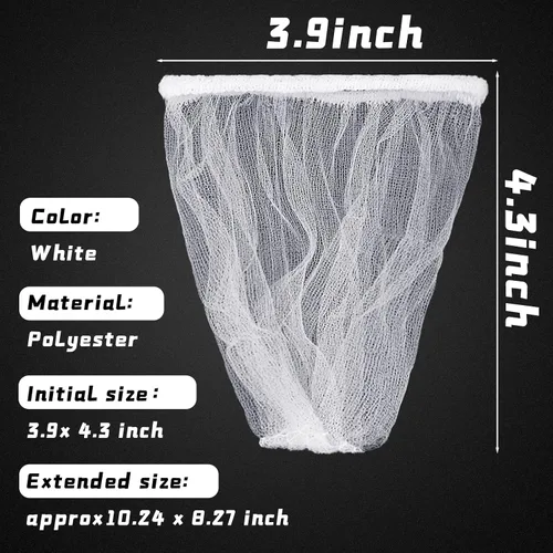 Vista 2 de Suclain - 500 bolsas de malla desechables para coladores de fregadero de cocina, bolsa de basura elástica para fregaderos de cocina, filtro