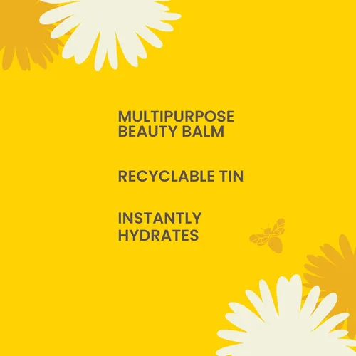 Vista 4 de Burt’s Bees Bálsamo Milagroso, 100% de origen natural, naturalmente ligero, 0.6 onzas, el empaque puede variar