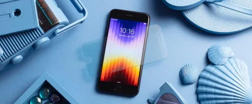 Vista 3 de ZAGG XTR para iPhone SE (3ª/2ª generación), 8, 7, 6s, 6, vidrio, protección D3O de borde a borde, filtro de luz azul, InvisibleShield, sensibilidad
