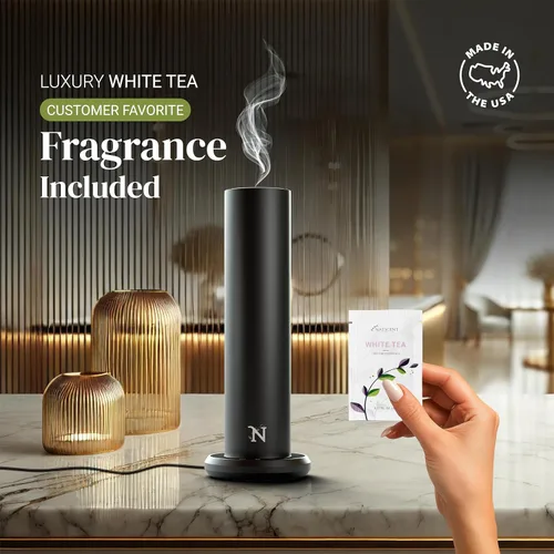 Vista 5 de Dynamo - Difusor de aroma para hotel, difusor de aceite esencial de aire frío para el hogar y habitaciones grandes de hasta 1000 pies cuadrados