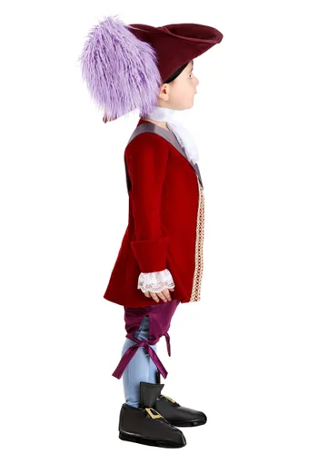 Vista 4 de Disfraz Deluxe Capitán Garfio de Disney para Niños Pequeños Multicolor