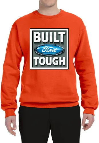Vista 3 de Wild Bobby Sudadera con logotipo de Ford Tough Classic Cars and Trucks Ford Mustang Shelby con licencia oficial de autos y camiones