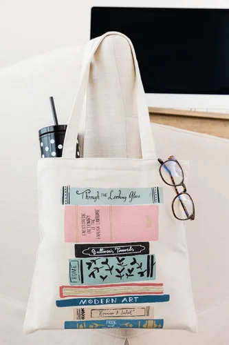 Vista 5 de kate spade new york Bolsa de lona con bolsillo
