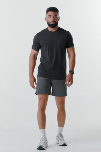 Vista 84 de Fabletics The One - Pantalón corto para hombre (forro), entrenamiento, natación, ligero, de secado rápido, bolsillo con cremallera, tejido elástico