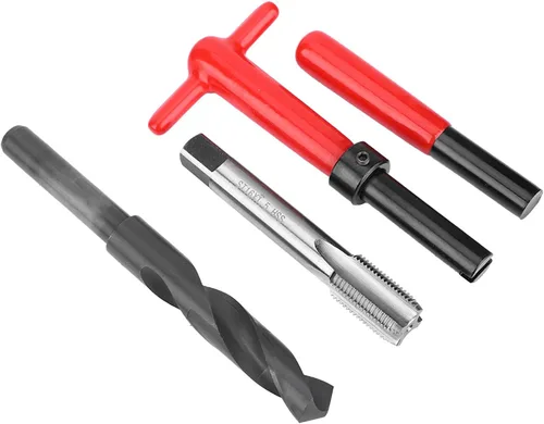 Vista 3 de Kit de reparación de roscas M16x1.5, kit de reparación de roscas de rosca, kit de reparación de roscas de rosca hembra de acero inoxidable, kit