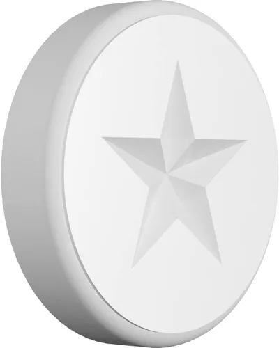 Vista 14 de Ekena Millwork ROSP030X030X100GRY08 Roseta estándar con borde redondeado, PVC