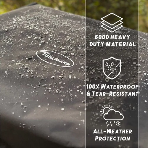 Vista 8 de Cubierta para parrilla Blackstone de 17 pulgadas de alta resistencia, tela Oxford 600D impermeable, cubierta protectora impermeable compatible