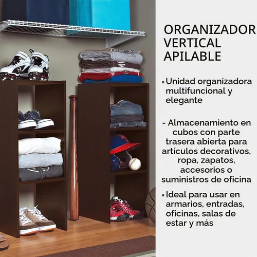 Vista 5 de Mueble organizador ClosetMaid, vertical, de 31 pulgadas Espresso
