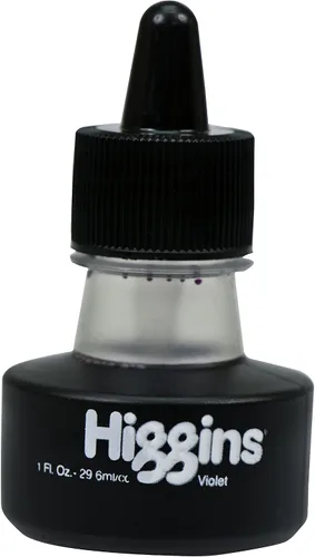 Vista 7 de Higgins Tinta de dibujo pigmentada, negra, botella de 1 onza (44021)