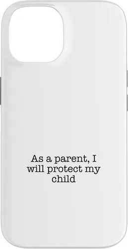 Vista 4 de As a parent, I will protect my child Case for iPhone 16