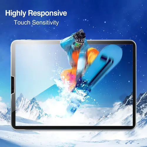 Vista 2 de ProCase Protector de pantalla de vidrio templado para iPad Pro 12.9, 6, 5, 4, 3ª generación 2022, 2021, 2020, 2018, protector de película de vidrio