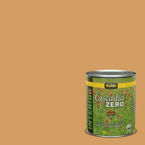Vista 269 de Rodda Paint CASCADIA ZERO - Pintura plana e imprimación para interiores en uno, cuarto de galón, crema de ballet