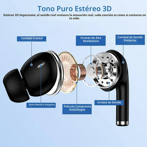 Vista 3 de Samsung - Auriculares con cable USB C, auriculares con cable tipo C, con cable trenzado, auriculares intrauditivos con micrófono para Samsung Galaxy