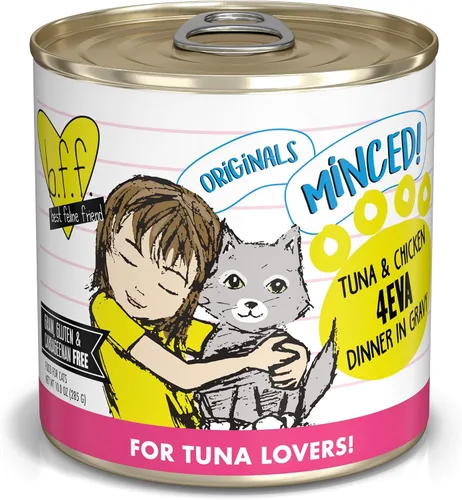 Vista 18 de Weruva BFF - Comida húmeda natural para gatos, atún y pollo 4 Eva en salsa, lata de 3 onzas, paquete de 24