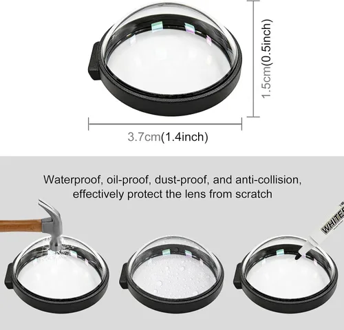 Vista 3 de PULUZ Protector de lente para Gopro MAX2, protector óptico de lente HD para Go Pro MAX 2, accesorio de lente de cámara resistente a los arañazos