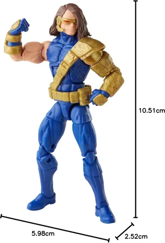 Vista 8 de Marvel Hasbro Legends Series - Figura de acción de 6 pulgadas, diseño premium, 1 figura y 1 pieza de construcción Marvel Legends X-Men Figura
