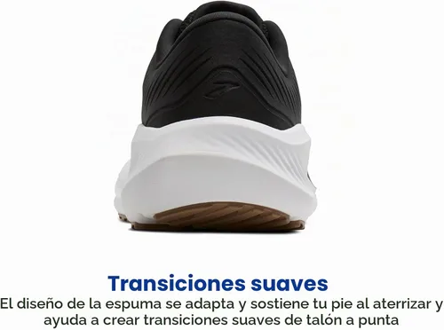 Vista 3 de Brooks Anthem 8 - Tenis de correr para hombre Blanco/Negro/Bronceado