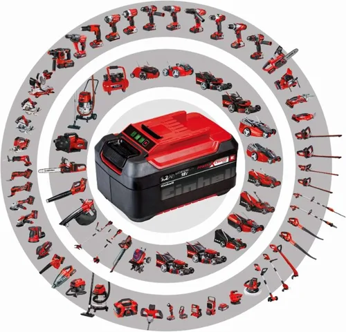 Vista 11 de Einhell TE-CD - Kit de taladro de taller Power X-Change de 18/2 Li de 18 voltios, 3/8 pulgadas (con batería de 1.5 Ah + cargador)
