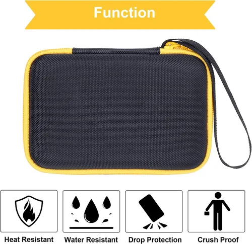 Vista 3 de Estuche de viaje rígido de Aenllosi compatible con inflador de neumáticos portátil Fanttik X8, organizador de compresor de aire para tubo de aire