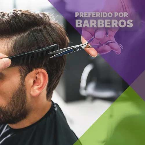 Vista 7 de Mars Wellness Juego de 4 peines profesionales negros – Fabricado en Estados Unidos – Peines de cola fina profesional, peine de peluquería – Grado