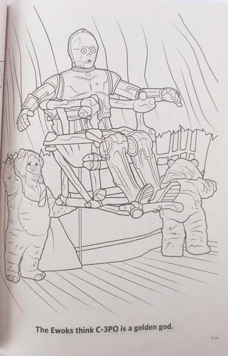 Vista 6 de Star Wars - Libro divertido para colorear y actividades, 80 páginas, la cubierta varía