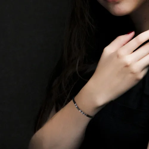 Vista 3 de JoycuFF Pulseras inspiradoras con código morse para hombres y mujeres, mejores amigos, madre, hija, hermana, tía, abuela, regalos para el día