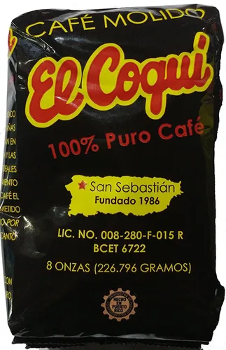 Vista 2 de Paquete variado puertorriqueño de café molido – 4 favoritos locales en bolsas de 8 onzas (Lareno, Rico, Coqui y Crema)