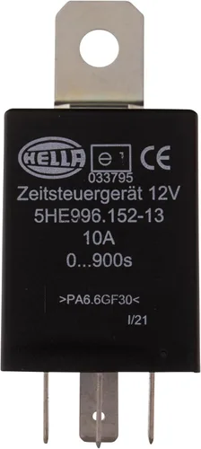 Vista 2 de HELLA 996152131 unidad de control de tiempo de desconexión de demora 12 V con 5 pines 0-900s