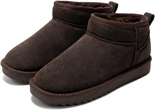 Vista 24 de Project Cloud 100% Cuero Genuino Botas Botas de Tobillo para Mujer Zapatos Castaño