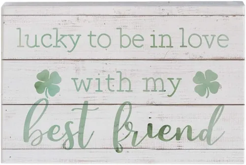 Vista 14 de Simply Said, INC Letrero Pequeño de Amistad con texto en inglés "A Friend Is God's Way of Proving He Doesn't Want Us to Walk Alone", placa de madera