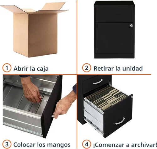 Vista 10 de Lorell Gabinete para archivos de 18" de profundidad con 2 cajones