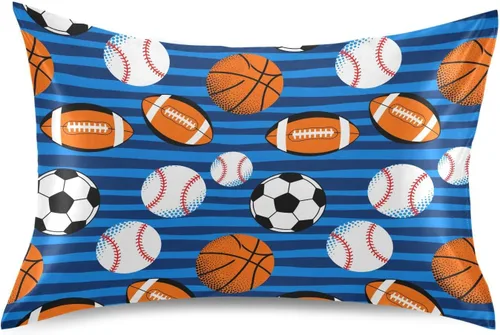 Vista 17 de Fundas de almohada de seda con estampado negro de camión monstruo para cabello y piel, suave, transpirable, suave, refrescante, funda de almohada