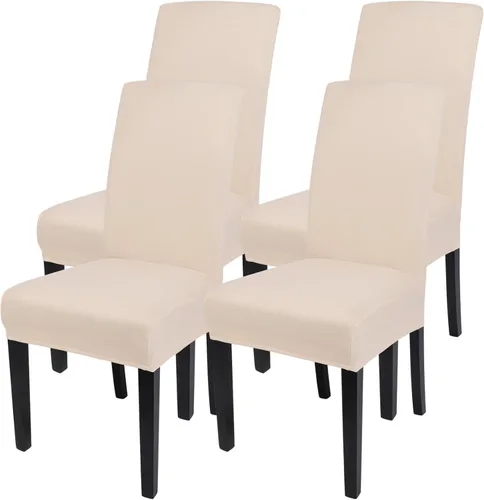 Vista 32 de SearchI Juego de 2 fundas elásticas para sillas Parsons de comedor, fundas elásticas con estampado de elastano, extraíbles, lavables, fundas
