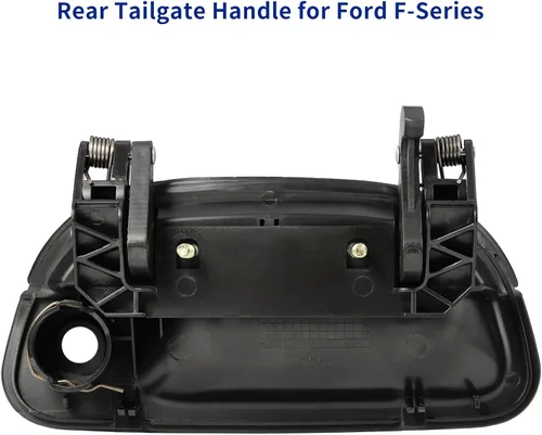 Vista 2 de Mango de puerta trasera compatible con 1997-2007 Ford F150 F250 F350 F450 F550 Super Duty, 01-05 Ford Explorer Sport Trac, con cerradura OE