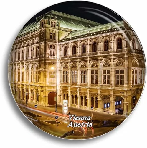 Vista 13 de Imán de nevera Austria Salzburgo Altstadt Imanes de vidrio para recuerdos de refrigerador, lindo imán de cristal decorativo para pizarra blanca
