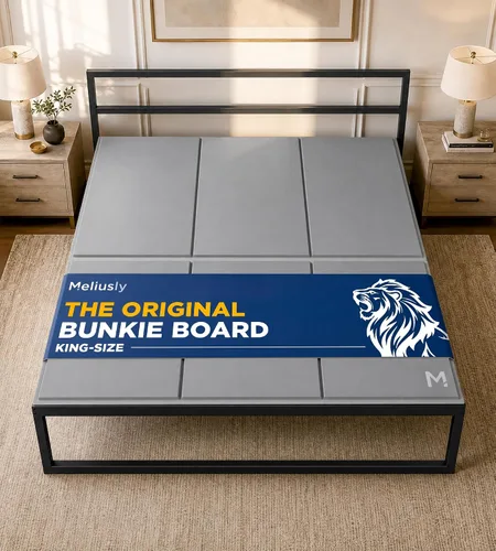 Vista 13 de Meliusly Premium 10mm Base para Cama Individual 2-Pack (96,5x190,5 cm) Diseño de Tablero de Cama de Perfil Bajo con Patente Pendiente - Bases