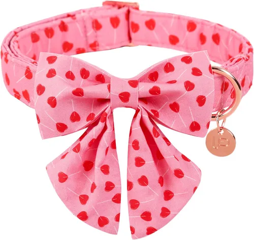 Vista 33 de Collar patriótico para perro con pajarita, collar de perro con lazo del 4 de julio, collar de bandera estadounidense para cachorros, machos