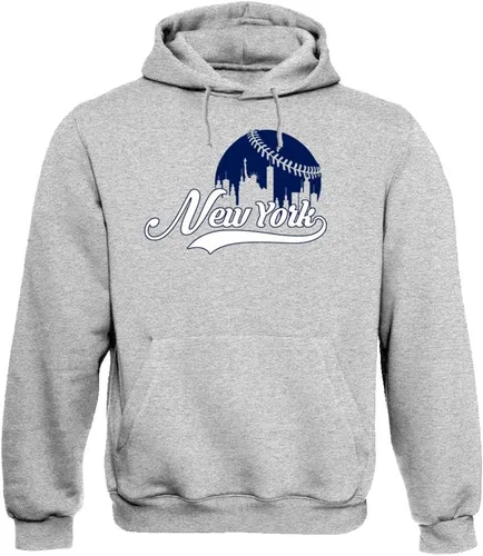 Vista 37 de Xtreme Apparrel Cityscape Skyline - Sudadera con capucha para hombre para fanáticos del béisbol