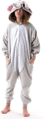 Vista 6 de Beauty Shine Kids Onesie Unisex Child Animal Costume Sleepwear Jumpsuit Christmas Halloween Cosplay Pajamas