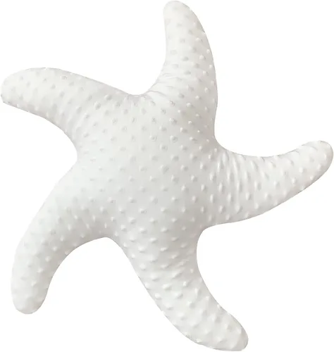 Vista 16 de Almohada de estrella de pescadillo de Marble Empire para sofá y cama, almohada de decoración costera, almohada de acento de tema de playa de océano
