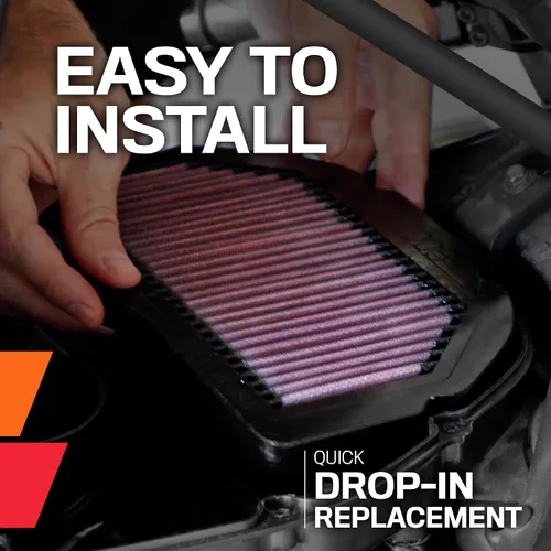 Vista 5 de K&N Filtro de aire del motor: Alto rendimiento, filtro de aire Powersport: Se adapta a CAN-AM 2010-2019