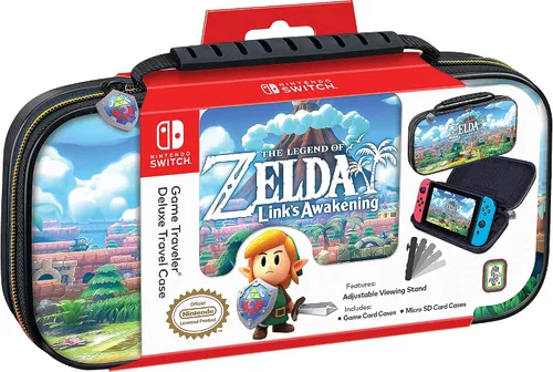Vista 8 de Game Traveler Zelda Nintendo Switch Case - Switch Carry Case for Switch OLED Switch and Switch Lite Hard Portable Travel Case Adjustable Viewing