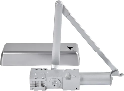 Vista 12 de Cierrapuertas de grado comercial/residencial – Cierre automático hidráulico de 3 resortes de aluminio resistente – Velocidad ajustable, montaje