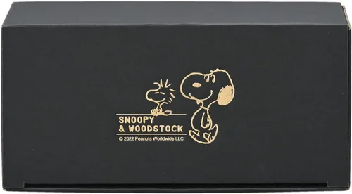 Vista 2 de Kaneshotouki Snoopy & Woodstock 623750 - Juego de 2 tazas (9.5 fl oz), de cerámica blanca, para uso diario, resistente al calor, fabricado en Japón