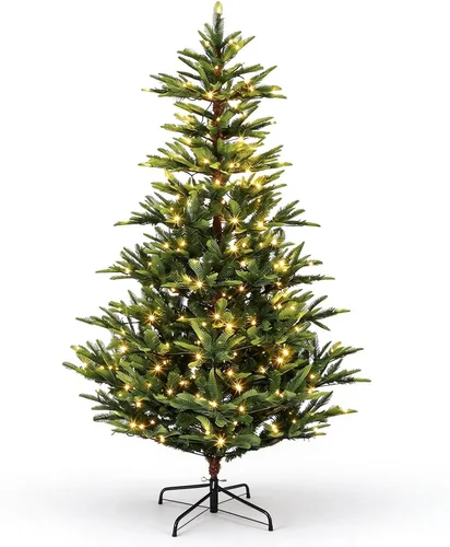 Vista 8 de 6.5ft Christmas Tree with 300 Clear Lights