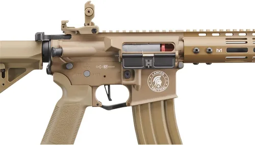 Vista 5 de Lancer Tactical Gen 2 Proline M4 Full Metal 9''/14'' Airsoft Rifle with Delta Stock (ETU & Mosfet Included)